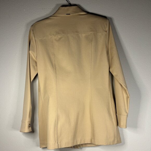 NWT St. John Sport by Marie Gray Classic Beige/Indigo Jacket – Size P - Picture 6 of 7